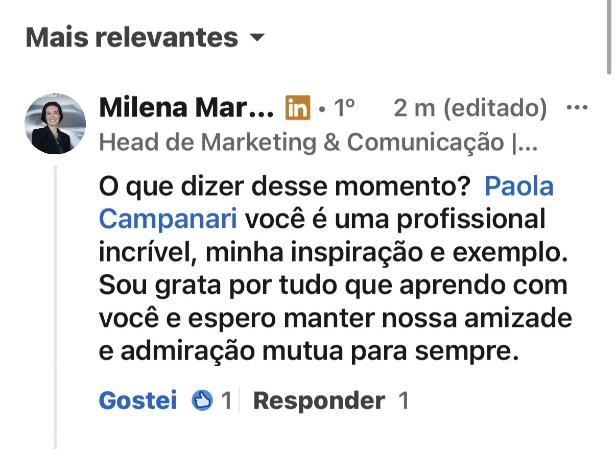 Depoimento de cliente